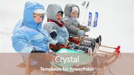  Presentation with nurse boys - Slide set enhanced with sleigh ride - boys on sled background and a  colored foreground