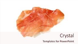  Presentation with air asia website - Audience pleasing PPT layouts consisting of slice of air dried ham backdrop and a lemonade colored foreground