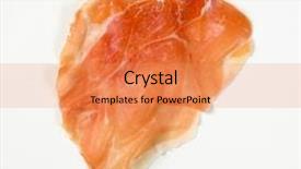  Presentation with air conditioning hvac eng - Slide set consisting of slice of air dried ham background and a coral colored foreground