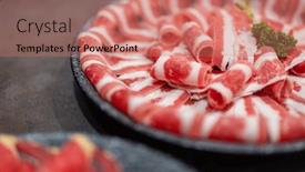  Presentation with beef - 