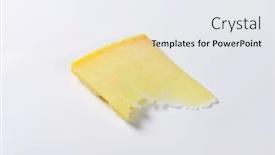  Presentation with cheese - Cool new presentation with slice-of-gouda-cheese backdrop and a white colored foreground