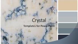  Presentation with blue cheese - Presentation design having sliced blue cheese colour palette background and a soft green colored foreground