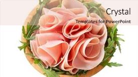  Presentation with rocket - Cool new slide set with sliced ham on nest backdrop and a lemonade colored foreground