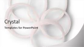  Presentation with onion - PPT layouts with sliced onion rings isolated on white background and a white colored foreground