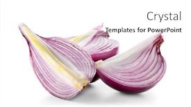 Presentation with red onion - 