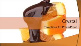  Presentation with white chocolate - Presentation design with movie green icon background and a forest green colored foreground