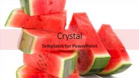  Presentation with ripe golden potato on white - Beautiful PPT layouts featuring sliced ripe watermelon isolated backdrop and a red colored foreground