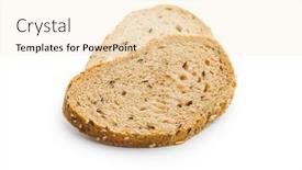  Presentation with seeds - Slide deck with sliced-whole-grain-bread-tasty background and a lemonade colored foreground