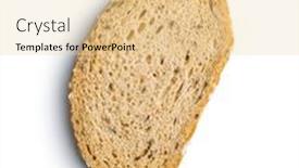  Presentation with seeds - Presentation consisting of sliced-whole-grain-bread-tasty background and a blonde colored foreground
