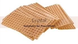  Presentation with wafer - Amazing PPT layouts having slices of wafer crispbread isolated on white background backdrop and a coral colored foreground