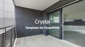  Presentation with architecture - Colorful PPT theme enhanced with slide design - architecture contemporary balcony backdrop and a dark gray colored foreground