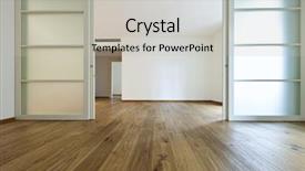  Presentation with interior design - Audience pleasing PPT layouts consisting of slide design - interior empty house with wooden backdrop and a light gray colored foreground