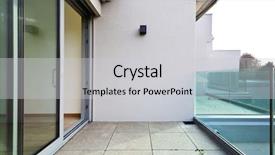  Presentation with apartment - Audience pleasing PPT layouts consisting of slide design - modern architecture new apartment balcony backdrop and a light gray colored foreground
