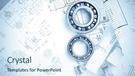  Presentation with construction tools - PPT layouts with construction proposal - building tools on a background background and a sky blue colored foreground