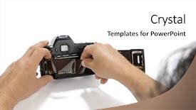  Presentation with film - Beautiful slides featuring slide theme - changing film backdrop and a white colored foreground