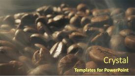  Presentation with coffee beans - Slide deck featuring slider-shot-of-coffee-beans and a tawny brown colored foreground