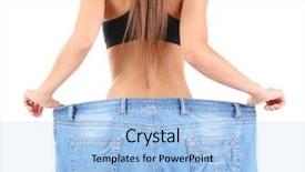  Presentation with jeans - Beautiful PPT theme featuring colors arranged in line backdrop and a light gray colored foreground.