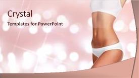  Presentation with slim body - Colorful theme enhanced with slimming - slim woman body backdrop and a lemonade colored foreground