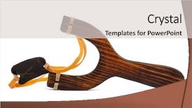  Presentation with wooden toy - Cool new presentation theme with sling shot - slingshot wooden toy weapon backdrop and a  colored foreground