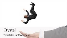  Presentation with christian palm sunday - PPT layouts featuring slip fall - big palm catching small frightened background and a white colored foreground