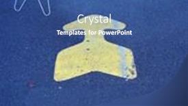  Presentation with casino - Slides consisting of slippery road sign on the way to casino background and a ocean colored foreground