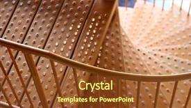  Presentation with step - PPT theme enhanced with slips trips falls - step down an orange spiral background and a  colored foreground