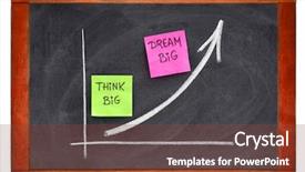  Presentation with slogan - Slide deck enhanced with slogan concept presented with grow background and a tawny brown colored foreground