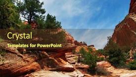  Presentation with utah - Slides consisting of slopes of zion canyon utah usa background and a tawny brown colored foreground
