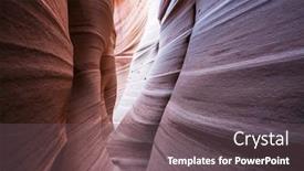  Presentation with living coral - PPT layouts enhanced with slot canyon in grand staircase escalante national park utah usa unusual colorful sandstone formations in deserts of utah are popular destination for hikers living coral toned background and a gray colored foreground