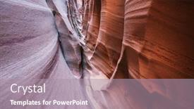  Presentation with grand canyon - Cool new presentation theme with slot-canyon-in-grand-staircase backdrop and a gray colored foreground