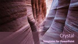  Presentation with living coral - Theme with slot-canyon-in-grand-staircase background and a violet colored foreground