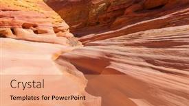  Presentation with grand canyon - Slides enhanced with slot-canyon-in-grand-staircase background and a coral colored foreground