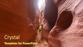  Presentation with slot machine triple 7 - Cool new slides with slot-canyon-in-grand-staircase backdrop and a tawny brown colored foreground