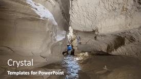  Presentation with grand canyon - Slide set featuring slot-canyon-in-grand-staircase background and a tawny brown colored foreground