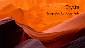  Presentation with arizona - Colorful presentation theme enhanced with slots canyons of antelope canyon backdrop and a gold colored foreground