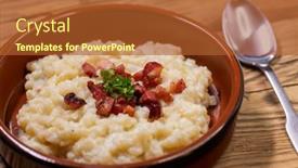  Presentation with sheep - PPT layouts featuring slovakian-halusky-served-with-sheep background and a red colored foreground