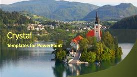  Presentation with catholic - Beautiful slides featuring slovenia - catholic church situated backdrop and a tawny brown colored foreground
