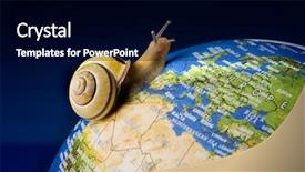  Presentation with children around the world - Beautiful presentation featuring slow climb - garden snail travelling backdrop and a black colored foreground