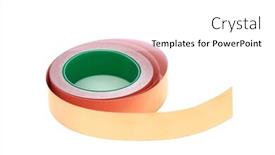  Presentation with snail - Slide set consisting of slug-and-snail-copper-foil background and a white colored foreground