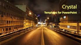  Presentation with israel - Slide deck consisting of poor areas - dark street in tel aviv background and a wine colored foreground