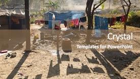  Presentation with kathmandu - Amazing presentation having slums in kathmandu valley backdrop and a coral colored foreground