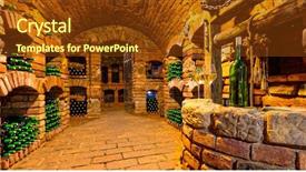  Presentation with cellar - Cool new presentation with small and old wine cellar backdrop and a tawny brown colored foreground