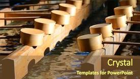  Presentation with japanese - Presentation theme enhanced with japan customs - tsukubai is a small basin background and a tawny brown colored foreground