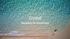  Presentation with tropical top view summer botanical - Cool new presentation with small blue wave white background - beautiful beach with family top backdrop and a  colored foreground