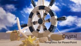  Presentation with summer - Cool new PPT theme with concept or conceptual abstract health nutrition or diet word cloud in human man hand isolated on white background backdrop and a soft green colored foreground