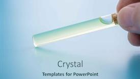  Presentation with perfume - Slide deck with small-bottle-with-aromatic-perfume background and a light blue colored foreground