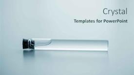  Presentation with perfume - Slide set with small-bottle-with-aromatic-perfume background and a sky blue colored foreground