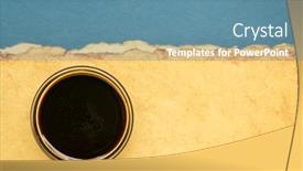  Presentation with syrup - Audience pleasing PPT layouts consisting of small-bowl-of-yacon-syrup backdrop and a teal colored foreground