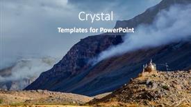  Presentation with himachal pradesh - Colorful theme enhanced with small-buddhist-gompa-in-spiti backdrop and a teal colored foreground