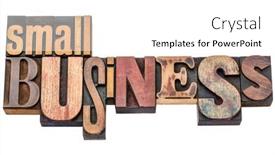  Presentation with abstract business - Beautiful theme featuring small-business-typography-word-abstract backdrop and a  colored foreground
